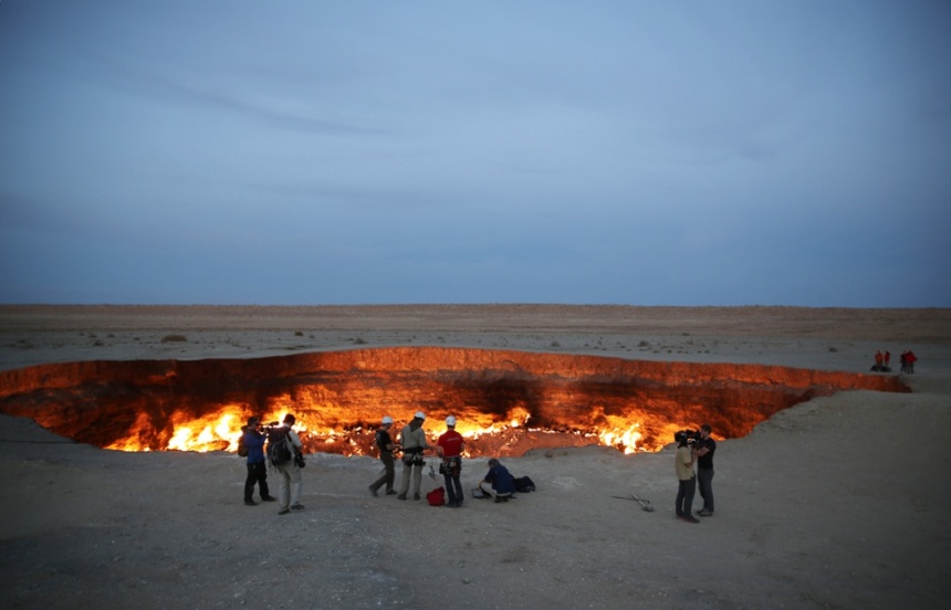 Turkmenistan brána do pekla