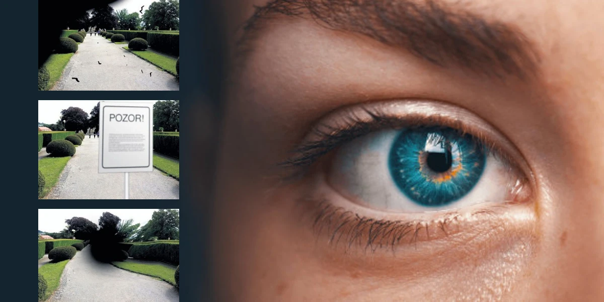 vady zraku choroby oka očí kvíz test
